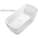 Ванна из литьевого мрамора Astra-Form Антарес Solid Surface 01010074 160x75 см, отдельностоящая, белый матовый