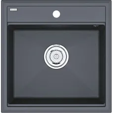 Кухонная мойка Paulmark Stepia PM115051-AN 50x51 см, антрацит