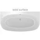 Ванна из литьевого мрамора Astra-Form Атрия Solid Surface 01010075 170x85 см, белый матовый