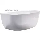 Ванна из литьевого мрамора Astra-Form Атрия Solid Surface 01010075 170x85 см, белый матовый