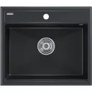 Кухонная мойка Paulmark Stepia PM115051-BLM 50x51 см, черный металлик