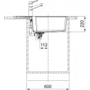 Кухонная мойка Fragranit Franke Urban UBG 611-78L сахара 114.0595.271