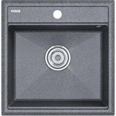 Кухонная мойка Paulmark Stepia PM115051-DG 50x51 см, графит