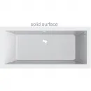 Ванна из литьевого мрамора Astra-Form Лотус Solid Surface 01010077 185x85 см, отдельностоящая, белый матовый