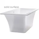Ванна из литьевого мрамора Astra-Form Лотус Solid Surface 01010077 185x85 см, отдельностоящая, белый матовый