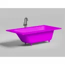 Ванна из литьевого мрамора Salini S-Sense Orlanda Plus 102014MF 189x99 см, покраска по RAL матовый полностью