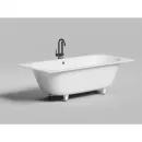 Ванна из литьевого мрамора Salini S-Sense Ornella Axis 103412G 190,5x90,5 см, белый глянец