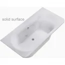 Ванна из литьевого мрамора Astra-Form Прима Solid Surface 01010079 185x90 см, отдельностоящая, белый матовый