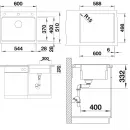 Кухонная мойка Blanco Etagon 6 InFino бетон 525300