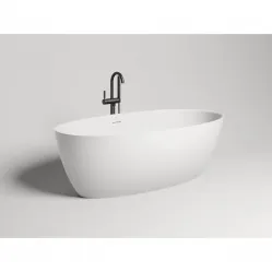 Ванна из литьевого мрамора Salini S-Sense Alda 101913G 160x80 см, отдельностоящая, белый глянец