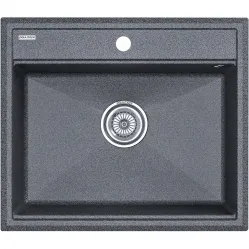 Кухонная мойка Paulmark Stepia PM115951-DG 59x51 см, графит
