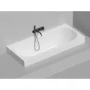 Ванна из литьевого мрамора Salini S-Sense Ornella Axis Kit 103511G 180x80 см, белый глянец