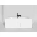 Ванна из литьевого мрамора Salini S-Sense Ornella Axis Kit 103511G 180x80 см, белый глянец