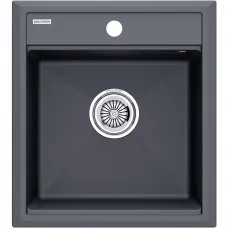 Кухонная мойка Paulmark Stepia PM114651-AN 46x51 см, антрацит