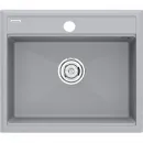 Кухонная мойка Paulmark Stepia PM115951-GRS 59x51 см, серый дым