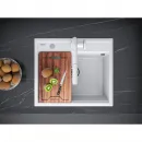 Кухонная мойка Paulmark Stepia PM115951-WH 59x51 см, белый