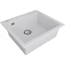 Кухонная мойка Paulmark Acrystone Decoration White PM935650-WH 56x50 см, белый