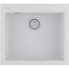 Кухонная мойка Paulmark Acrystone Decoration White PM935650-WH 56x50 см, белый