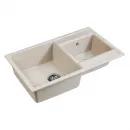 Кухонная мойка Paulmark Tandem бежевый PM238250-BE