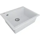 Кухонная мойка Paulmark Acrystone Decoration White PM936051-WH 60x51 см, белый
