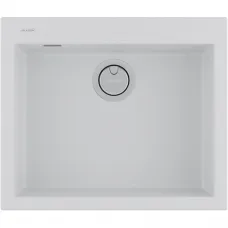 Кухонная мойка Paulmark Acrystone Decoration White PM936051-WH 60x51 см, белый