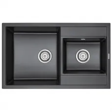 Кухонная мойка Paulmark Tandem черный PM238250-BL