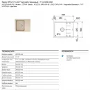 Кухонная мойка Fragranit Franke Basis BFG 611-62 бежевый 114.0280.846