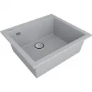 Кухонная мойка Paulmark Acrystone Decoration Urban grey PM935650-UGR 56x50 см, серый