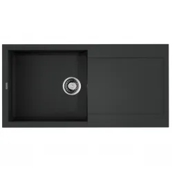 Кухонная мойка Tetogranit Omoikiri Sakaime 100-BL черный 4993884