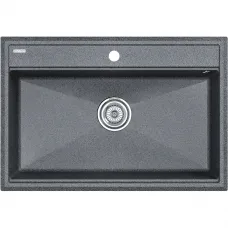 Кухонная мойка Paulmark Stepia PM117551-DG 75x51 см, графит