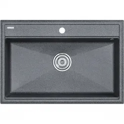 Кухонная мойка Paulmark Stepia PM117551-DG 75x51 см, графит