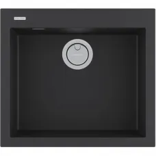 Кухонная мойка Paulmark Acrystone Decoration Anthracite PM935650-AN 56x50 см, антрацит