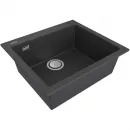 Кухонная мойка Paulmark Acrystone Decoration Anthracite PM935650-AN 56x50 см, антрацит