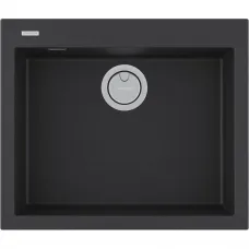 Кухонная мойка Paulmark Acrystone Decoration Anthracite PM936051-AN 60x51 см, антрацит