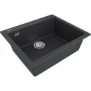 Кухонная мойка Paulmark Acrystone Decoration Anthracite PM936051-AN 60x51 см, антрацит