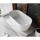 Ванна из литьевого мрамора Cezares RELAX CZR-RELAX-150-75-57-SSB 150x75 см, отдельностоящая, белый
