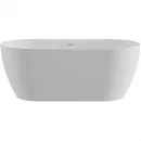 Ванна из литьевого мрамора Cezares RELAX CZR-RELAX-150-75-57-SSB 150x75 см, отдельностоящая, белый