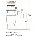 Измельчитель пищевых отходов Paulmark Intenso Standard I-400