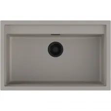 Кухонная мойка Artceramic Omoikiri Sintesi 79-GR ленинградский серый 4997139