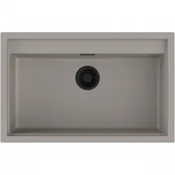 Кухонная мойка Artceramic Omoikiri Sintesi 79-GR ленинградский серый 4997139