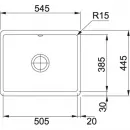 Кухонная мойка Fraceram Franke Kubus KBK 110-50 антрацит 126.0380.350