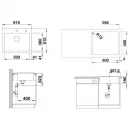 Кухонная мойка Blanco Palona 6 глянцевый белый 524731