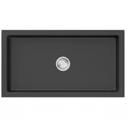 Кухонная мойка Natceramic Omoikiri Mikura 76-BL черный 4997075