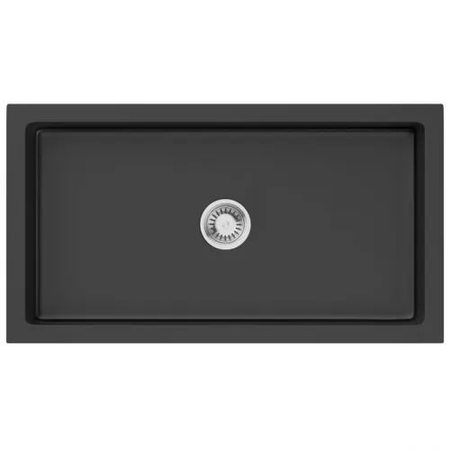 Кухонная мойка Natceramic Omoikiri Mikura 83-BL черный 4997081