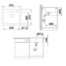 Кухонная мойка Blanco Palona 6 Матовый белый 520924