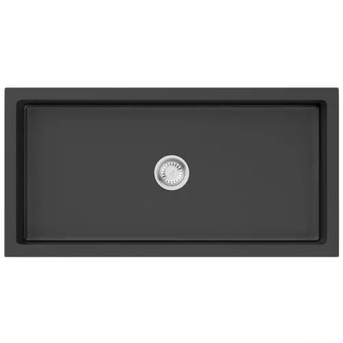 Кухонная мойка Natceramic Omoikiri Mikura 91-BL черный 4997087