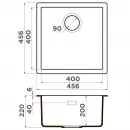 Кухонная мойка Artceramic Omoikiri Yamakawa 45-U/I-WG wind green 4993185