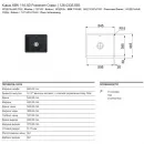 Кухонная мойка Fraceram Franke Kubus KBK 110-50 оникс 126.0335.883