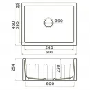 Кухонная мойка Natceramic Omoikiri Mikura 61-OL olive 4997070