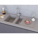 Кухонная мойка Artceramic Omoikiri Kitagawa 100-2-WH белый 4993803